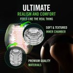 M for Men - Dome X - Vibrating Masturbator - Black - Image 2