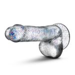 Naturally Yours - 6 Inch Glitter Cock - Sparkling Clear - Image 5