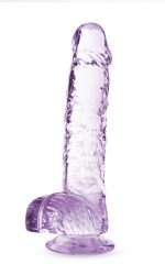 Naturally Yours - 6 Inch Crystalline Dildo - Amethyst - Image 2