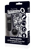 My Secret Charged Remote Control Panty Vibe - Black - Image 4