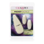 Glow-in-the-Dark Pocket Exotics Vibrating Glowing Double Bullets - Image 2