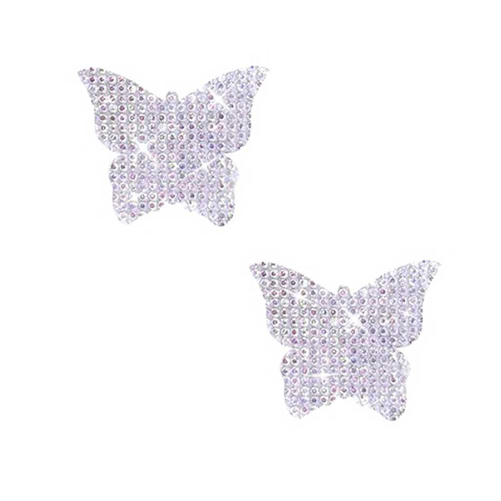 Yvo3KVhJOfVARBUBBvcflFJrVA7IQFzO Razzle Dazzle Crystal Butterfly Jewel Sparkle Body Stickers 6 Pk - Image 1