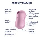 Satisfyer Cotton Candy - Air Pulse Stimulator Plus Vibrator - Lilac - Image 2
