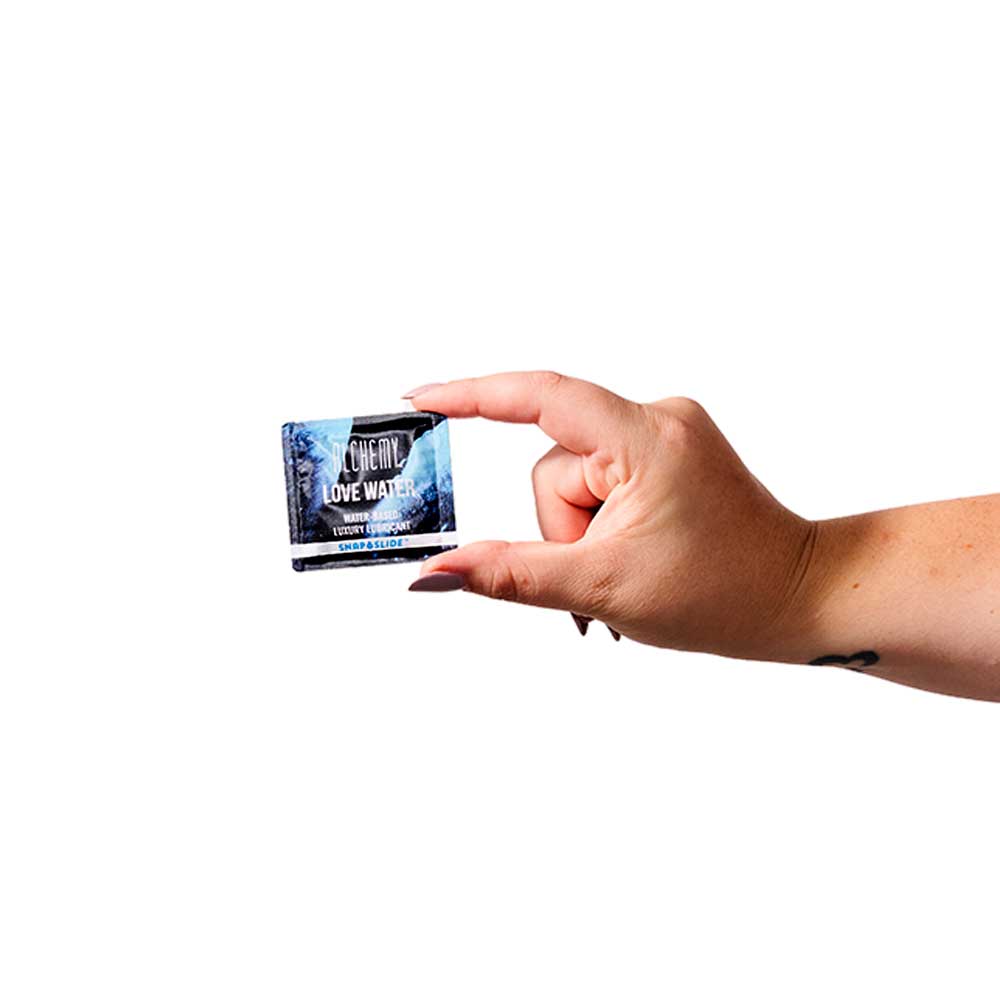 ZAV27EM2LpubSenovqVzm03XDy8ktn9A Alchemy Love Water Snap Slide Display - 12 Packs 16 Ct -Water-Based Lubricant - Image 1