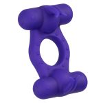 Silicone Rechargeable Triple Orgasm Enhancer - Purple - Image 10