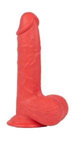 Get Lucky Real Skin Mr. Ruby 7.5" Dual Layer Dildo - Image 4