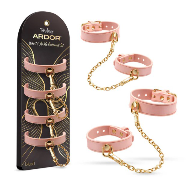 ZRTNp4lQ Temptasia Ardor Wrist and Ankle Restraints - Pink - Image 1
