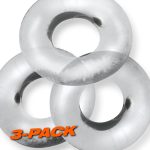 Fat Willy 3-Pack Jumbo C-Rings - Clear - Image 2