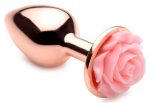 Pink Rose Gold Anal Plug - Small - Image 4