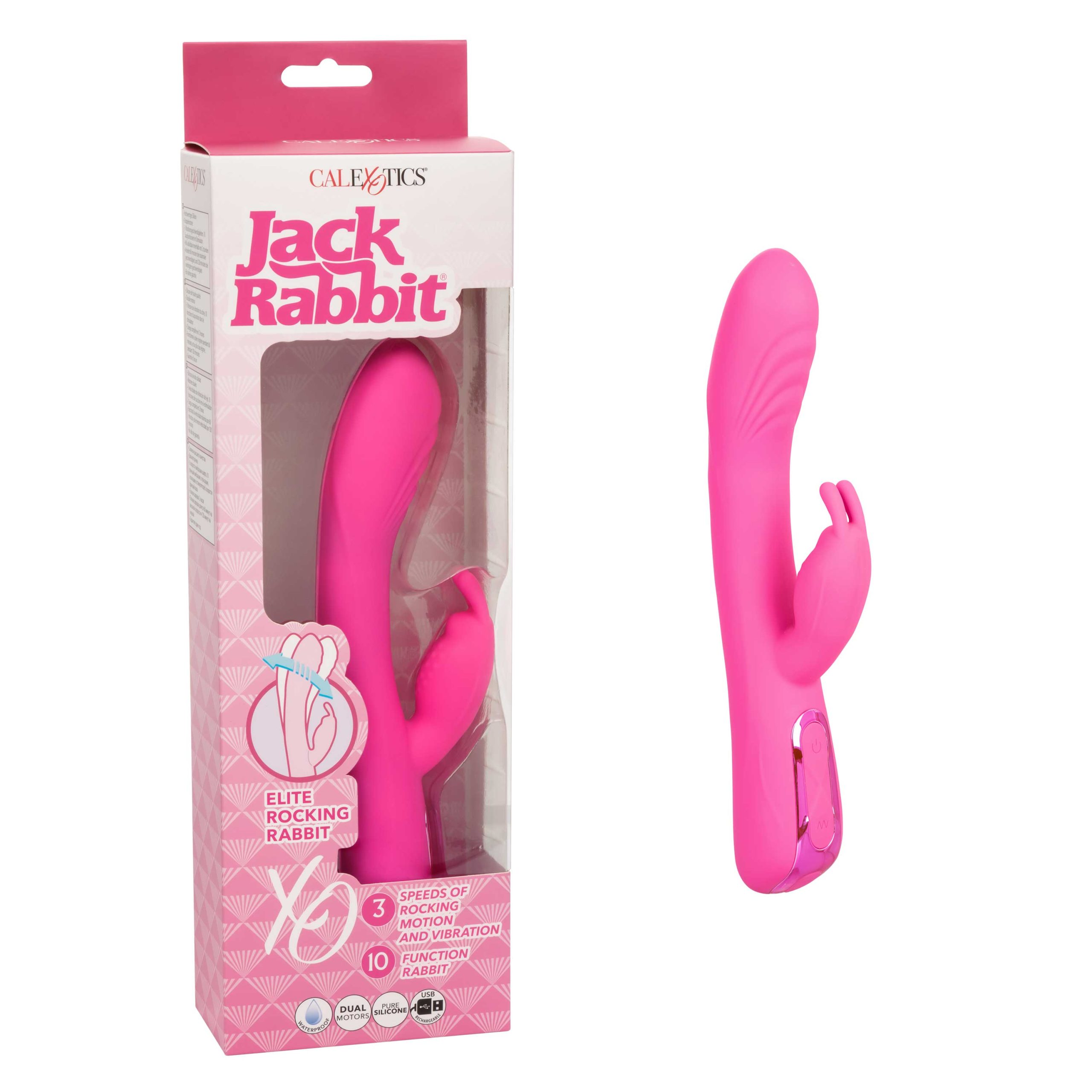 Zi2OCCEEPPZeLqU8w1kBzhhquiH11k7q Jack Rabbit Elite Rocking Rabbit - Pink - Image 1