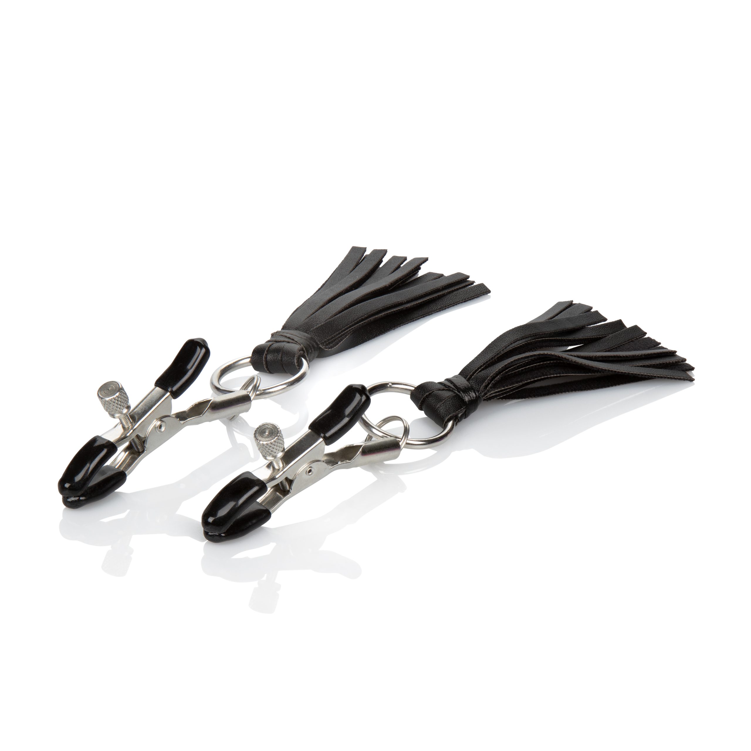 ZiH3rvJx8OnlZdhCQa14mxXV4cgrPtdu Nipple Play Playful Tassels Nipple Clamps - Black - Image 1