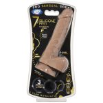 7 Inch Silicone Pro Odorless Dong - Tan