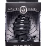 Hive Ass Tunnel Silicone Ribbed Hollow Anal Plug - Medium