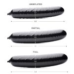 Inflatable 11 Inch Super Dong - Black - Image 3