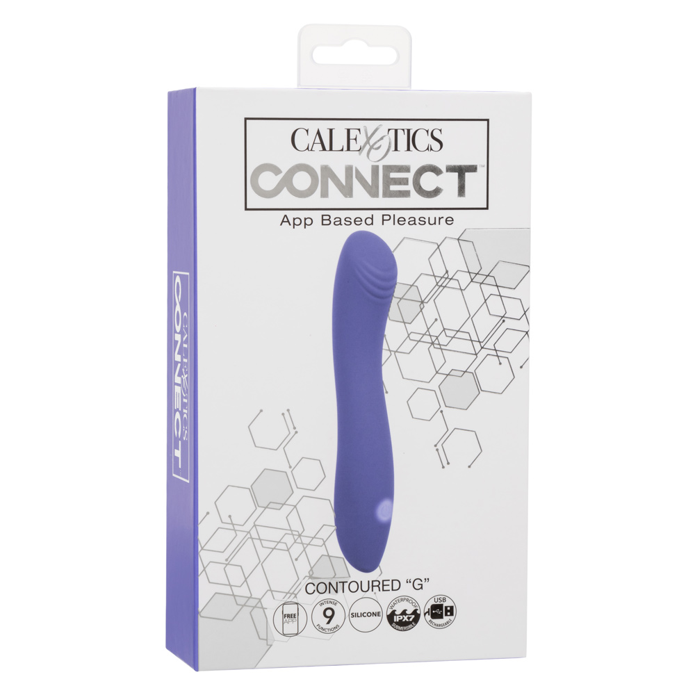 Zv9UaRIZOz6Phpty5MCzYe50I1FonCR6 Calexotics Connect Contoured "G" - Periwinkle - Image 1