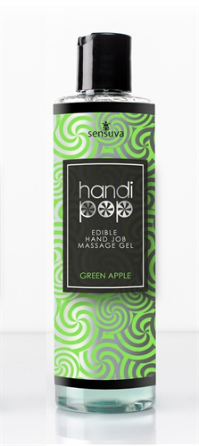a1159ee615c2606ab5c826b519090f52 Handi Pop Handjob Massage Gel - Green Apple - 4.2 Oz. - Image 1