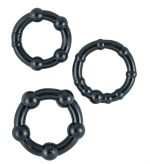 Ram Beaded Cockrings - Black - Image 2