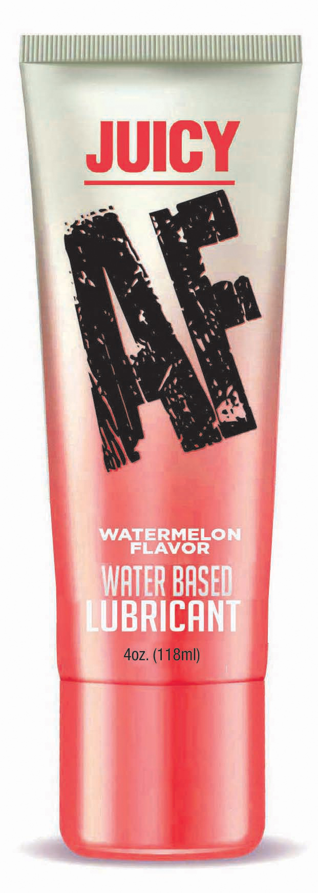 a4zMSH0XKyKwdWK5AJMn33SkqKyYFkg5 Juicy Af - Watermelon Water Based Flavored Lubricant - 4 Oz - Image 1