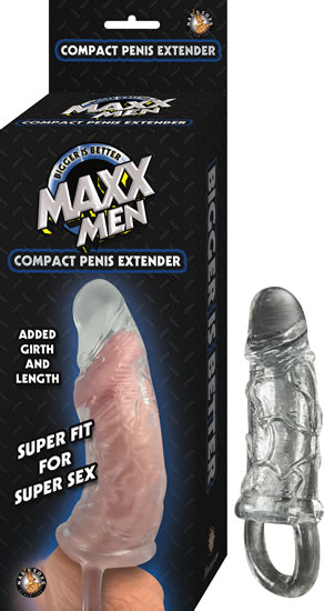 a5b3f196b52ef5ae77559f6a3e04db5d Maxx Men Compact Penis Sleeve - Clear - Image 1
