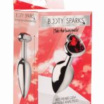 Red Heart Gem Anal Plug - Medium