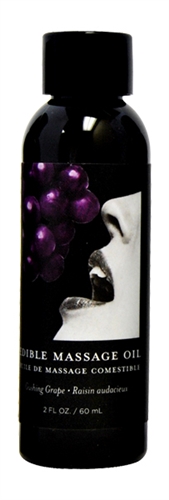 a7a240f2930f01c44ce75c640dcd7354 Edible Massage Oil - Grape - 2 Fl. Oz. - Image 1