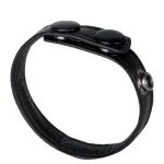 The Macho Collection 3-Snap Cock Ring - Black - Image 2