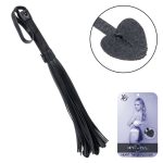Nocturnal Collection Heart Throb Flogger - Black - Image 3