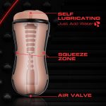 M for Men - Soft and Wet - Pussy With Pleasure Ridges and Orbs - Self Lubricating Stroker Cup - Vanilla - Image 4