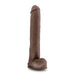 Au Naturel - Daddy - 14 Inch Sensa Feel Dual Density Dildo - Chocolate - Image 3