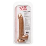 Size Queen 8 inch/20.25 Cm - Brown - Image 8