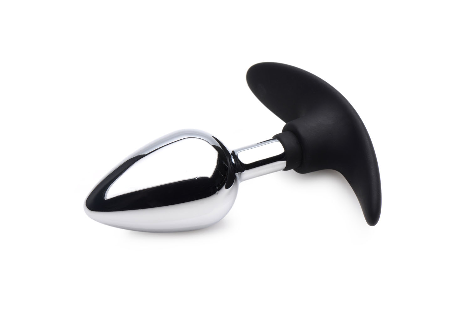 aT9t8NIRXG35kTVbAAgRbQVEenpM2l6N Dark Invader Metal and Silicone Anal Plug - Medium - - Image 1