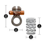 Stay Hard Vibrating Cock Ring Set With Sleeve Textured Sheath - Image 2