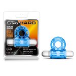 Stay Hard 10 Function Vibrating Bull Ring - Blue - Image 2
