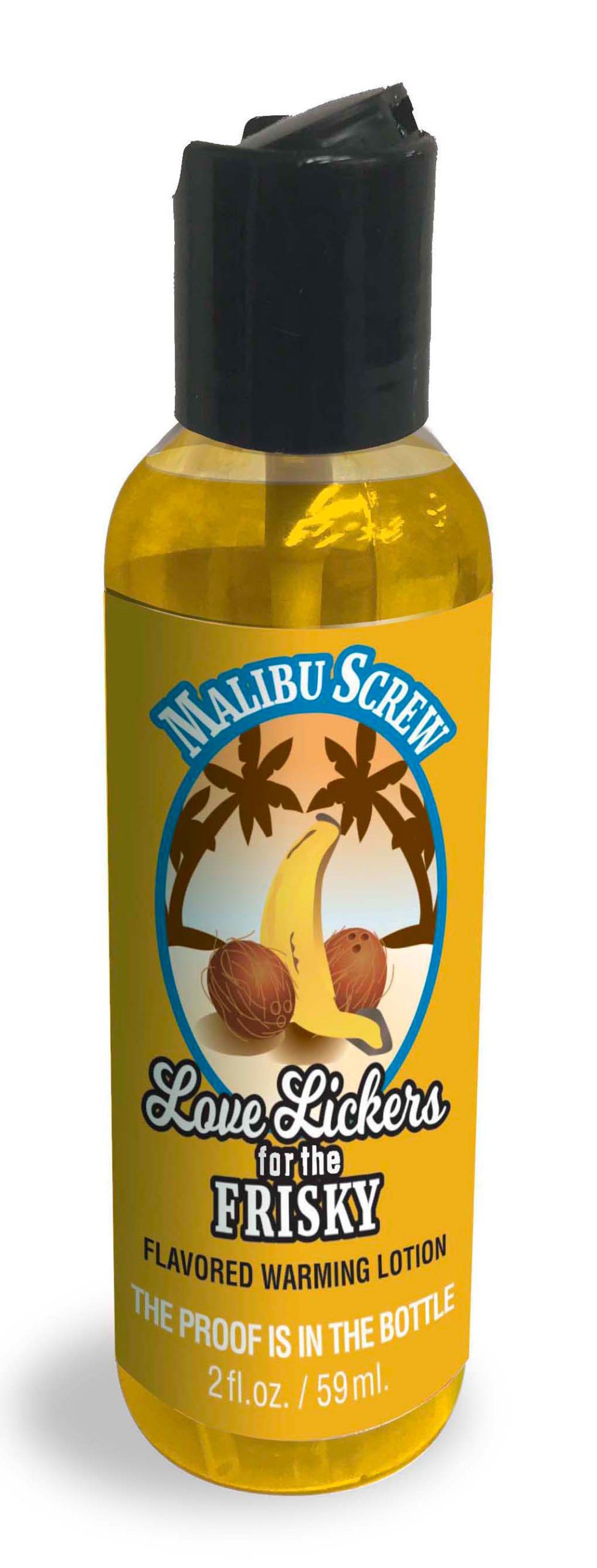 aZ1RKB5V6DPJomzDNo5YazT5Xv6nPdBt Love Lickers Massage Oil - Malibu Screw - 1.76 Fl. Oz. - Image 1