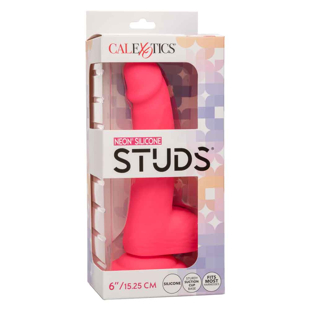 aZYKwMFGoqif63NFMHR5tQUWxhOWH1ZK Neon Silicone Studs 6 Inch - Pink - Image 1