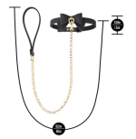 Temptasia Ardor - Collar and Leash - Black With Bow - Image 2