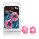 Island Rings - Double Stacker - Pink - Image 6