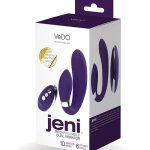 Jeni C-Shaped Dual Motor Vibe With Remote - Purple
