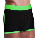 Get Lucky Strap-on Black/green Boxers - Xl/xxl - Image 4