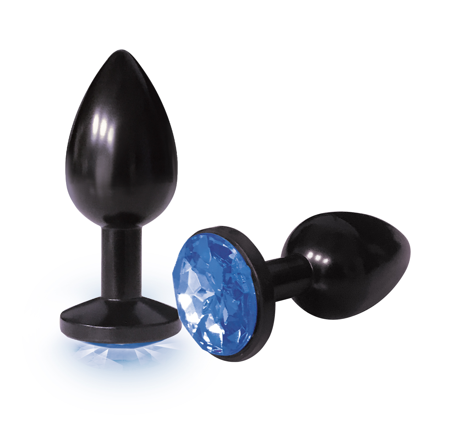 arKxU1KywA2ktwy8jXOJe5OC3W2l2g3y The 9's the Silver Starter Anodized Bejeweled Stainless Steel Plug - Cobalt - Image 1
