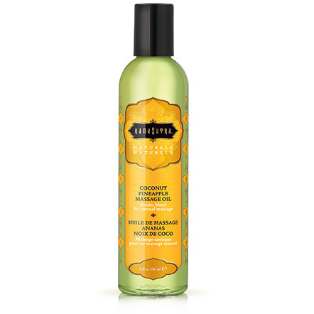 b5364dceafbd4dab4f54d1653e107e8a Naturals Massage Oil - Coconut Pineapple 8 Fl Oz - Image 1