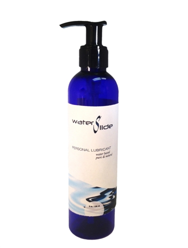 b8e354796df2154e943b62d428275318 Water Slide Personal Lubricant 8 Oz - Image 1