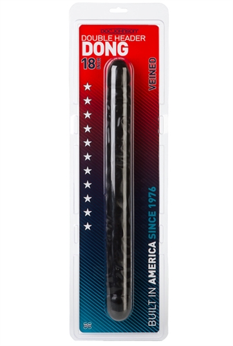 b92847aa065a62d16ea082996a0c8371 Double Header 18 Inches Veined - Black - Image 1