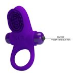 Pretty Love Vibrating Cock Ring II - Purple - Image 5