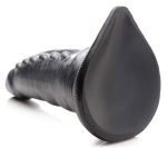 Beastly Tapered Bumpy Silicone Dildo - Silver - Image 7
