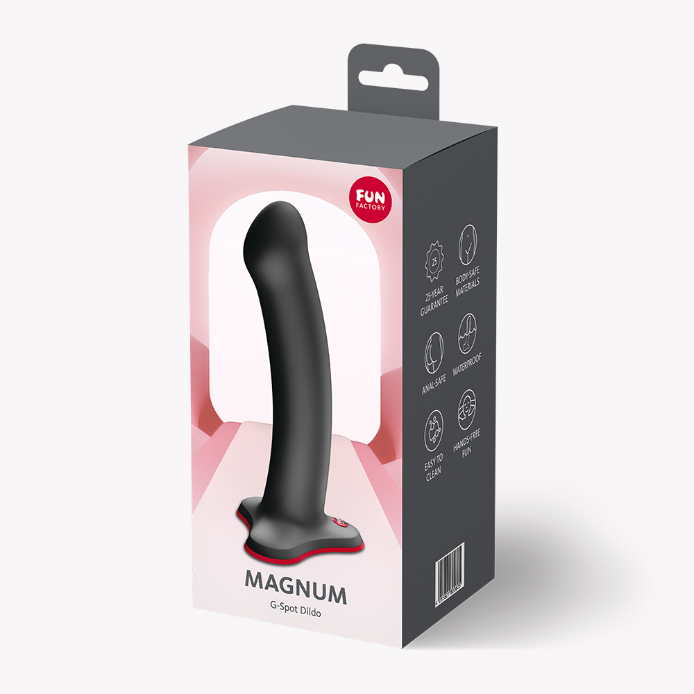 bMzicr0X Magnum G-Spot Dildo - Black - Image 1