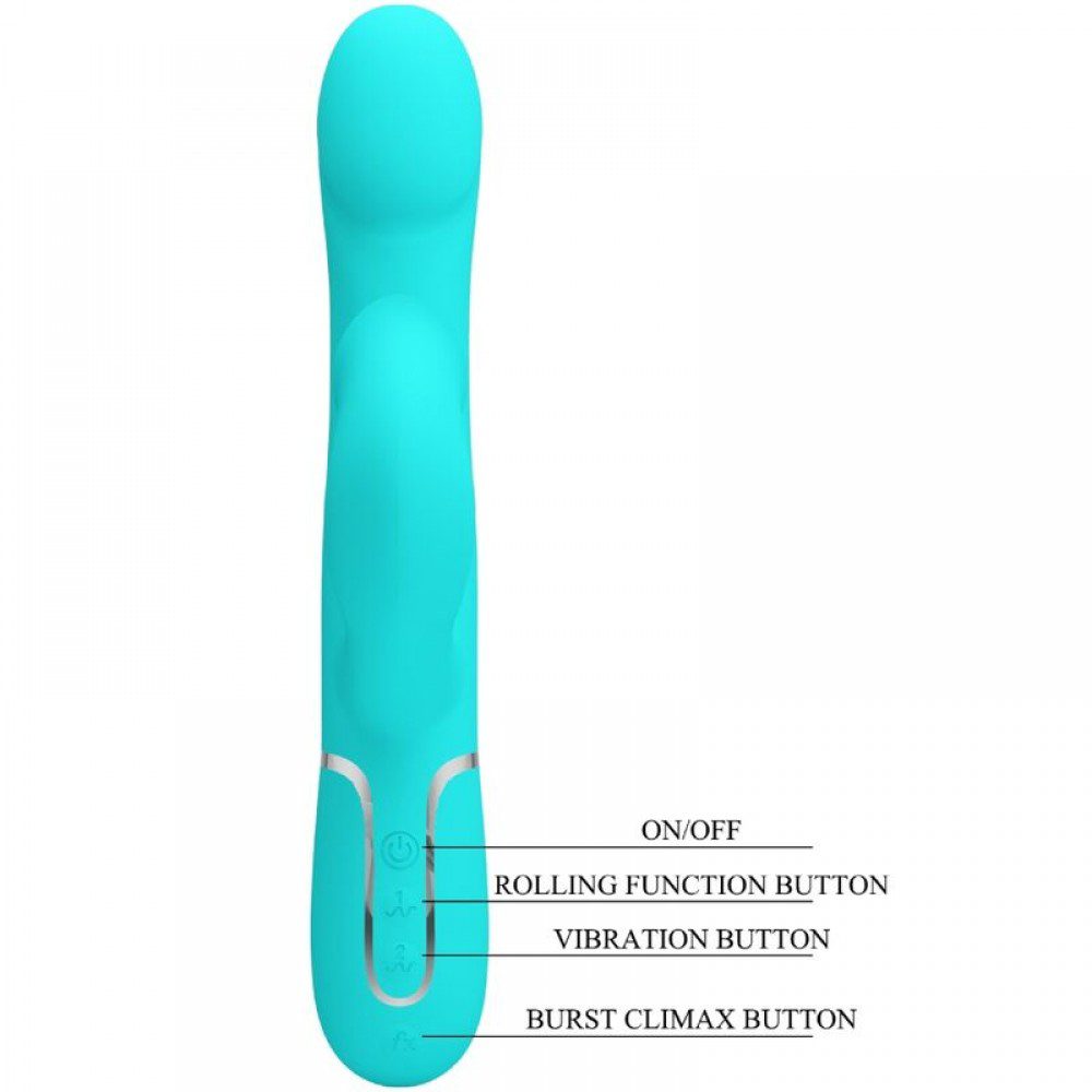 bPbzKxJnqbRkM7ilmtpA9mHDmZ8JOkGz Falin Rabbit Vibrator Pearls - Turquoise - Image 1