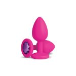 Gemma Purple Gem Pink Silicone Plug - Large - Image 5