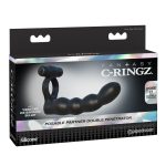Fantasy C-Ringz Posable Partner Double Penetrator - Black