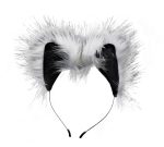 Grey Wolf Tail Anal Plug and Ears Set - Image 2